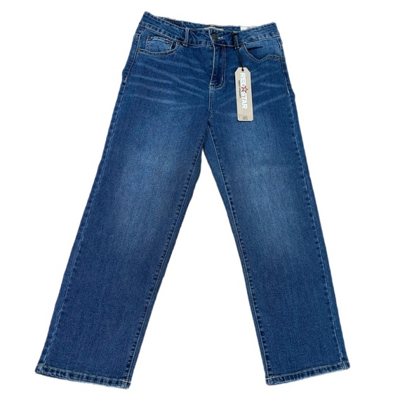 NWT $88 RED STAR Ankle Straight Leg Jeans Women’s Sz 6/28 Classic Wash Denim - Picture 4 of 14
